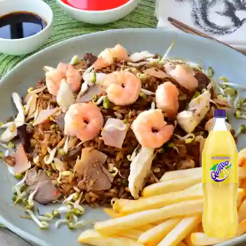 Combo chino especial gde + quatro 1.5l