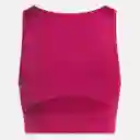 Reebok Top Id Train High Support Para Correr Mujer Rojo Talla M