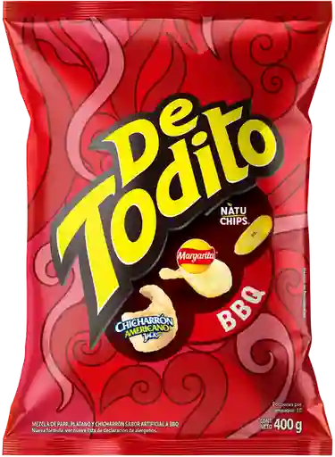 De Todito Snack Sabor Bbq 400 g