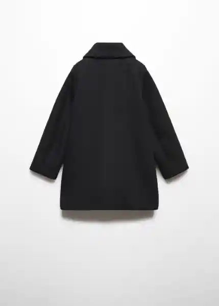 Abrigo Black Negro Talla 13 Niñas Mango