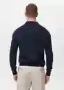Camiseta Polo Willys Navy Talla M Hombre Mango
