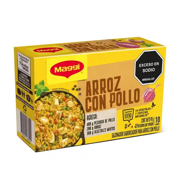 Sazonador MAGGI para Arroz con Pollo 10 sobres x 90g