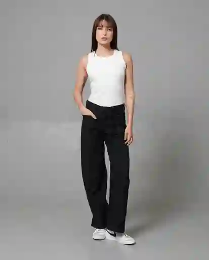 Pantalón Mujer Negro Talla 10 263G008NEG194007 Rifle