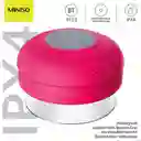 Parlante Ipx4 Ventosa Rosa Mod Smb22041 Miniso