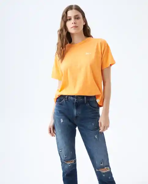  Camiseta Mujer Naranja Talla S 602E013 AMERICANINO 