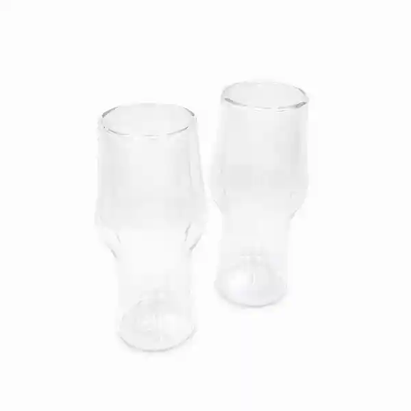 Set Vaso Pilsener Doble Pared 500 mL Ambiente Gourmet