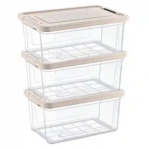 Cotidiana Caja Organizadora Transparente/Arena 5 L