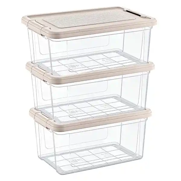 Cotidiana Caja Organizadora Transparente/Arena 5 L