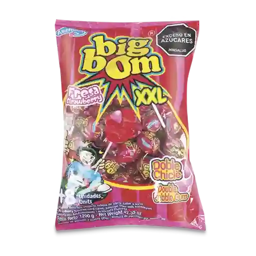 Big Bom Chupeta Fresa XXL