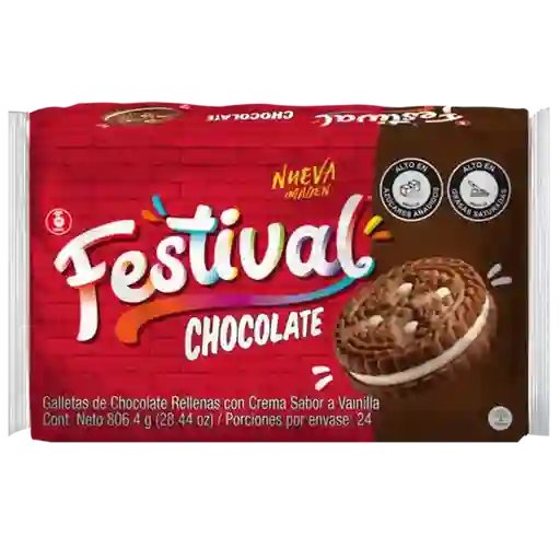 Festival Galleta Rellena Mega Chocolate