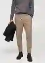 Pantalón Murlo Beige Talla 46 Hombre Mango