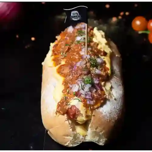 Hot Dog Chili con Carne