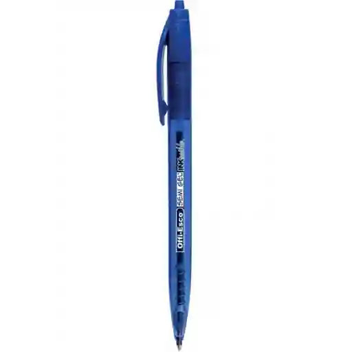 Offi-Esco Bolígrafo Azul Semi Gel OE 050