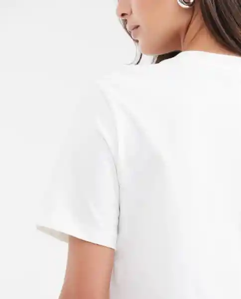 Camiseta Embellishment Crudo Pristino Claro Talla S Chevignon