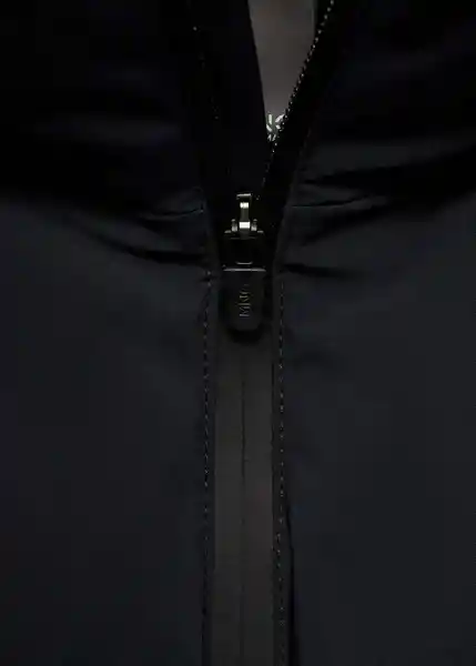 Abrigo Anorak Coli Navy Talla L Hombre Mango