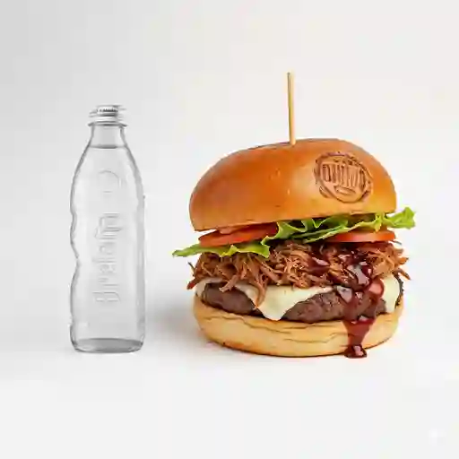 Combo hamburguesa pulled pork + bretaña