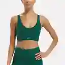 Reebok Crop Activ Coll Dreamblend Bra Mujer Verde M