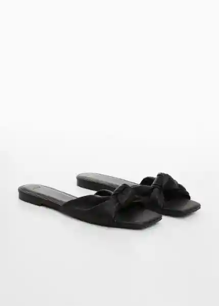 Sandalias Moni Negro Talla 39 Mujer Mango