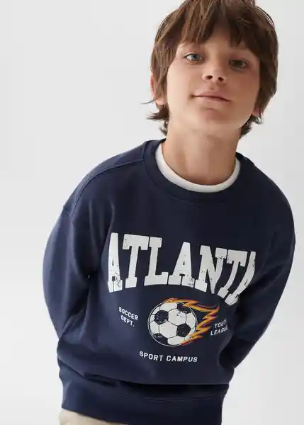 Sudadera Albert5 Navy Talla 06 Niños Mango