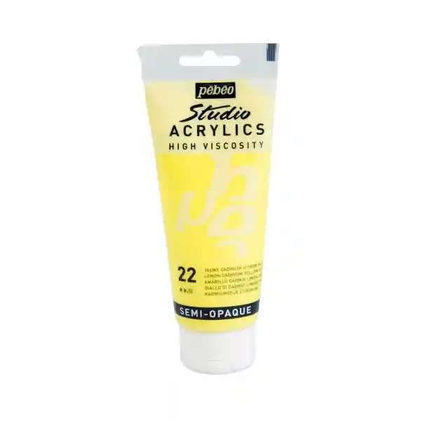 Pébéo Pintura Acrylic Studio Amarillo Cadmio Limón 100 mL