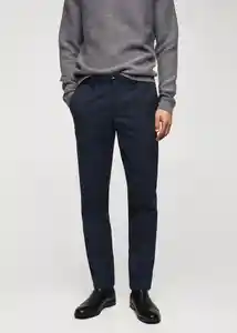 Pantalón Brest Navy Talla 40 Hombre Mango