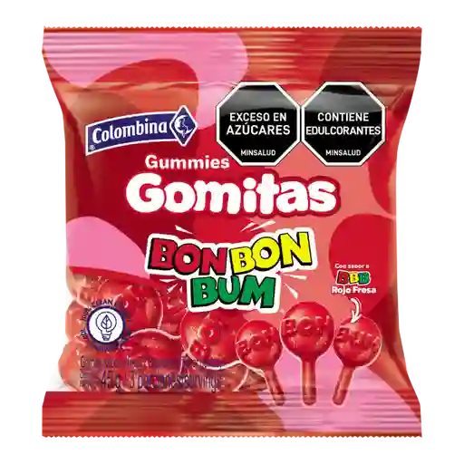 Colombina Gomitas Bon Bon Bum Sabor Fresa