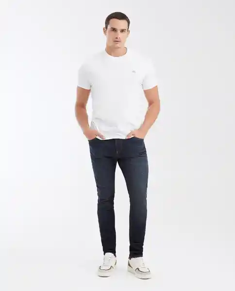Jean Súper Slim Azul Dark Ultraoscuro Talla 32/32 Chevignon