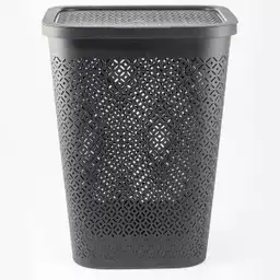 Curver Cesta Ropa Terrazzo Negro 60 L 245524
