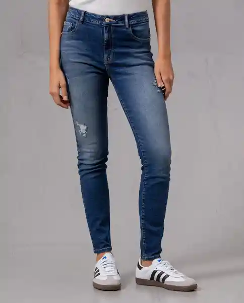 Jean Magic up Mujer Azul Turquia Oscuro Talla 12 76841 Rifle