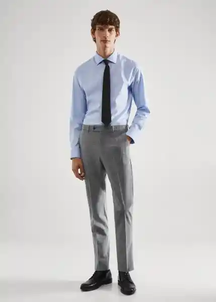 Pantalón Brasilia Gris Claro Vigoré Talla 42 Hombre Mango