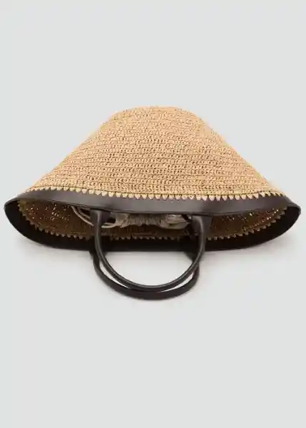 Bolso G Nido Chocolate Talla 99 Mujer Mango