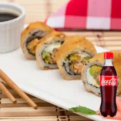 Combo Crunchy Roll + Coca-Cola Sabor Original 400 ml