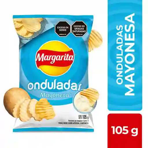 Margarita Snack Papas Onduladas Mayonesa 105 g
