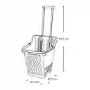 Cesta Transportadora Color Azul 31 L Rimax