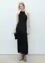 Vestido Tina Negro Talla S Mujer Mango