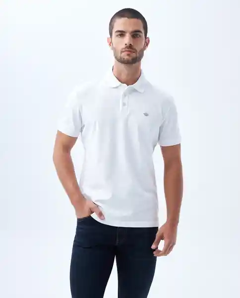 Camiseta Hombre Blanco Talla L 802F022 Americanino