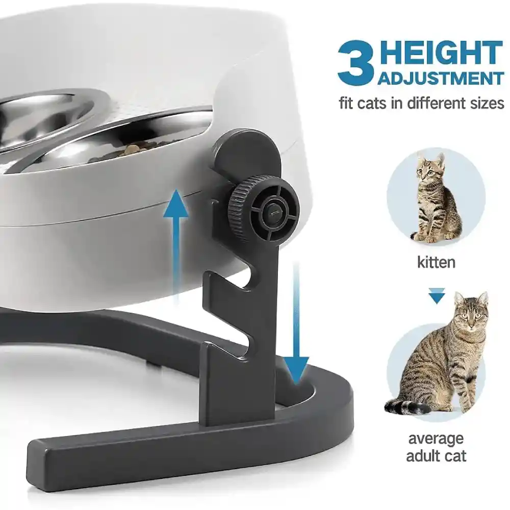 AFP Comedero Elevado Para Mascota Food Lifestyle Doble