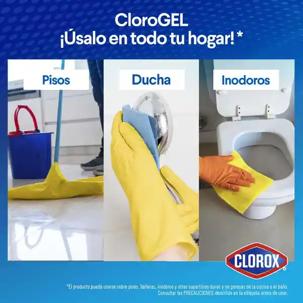Blanqueador en Gel Clorox Magia Floral Botella 500 mL