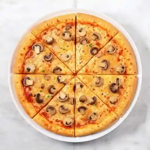 Pizza Pollo y Champiñones Mediana con Borde