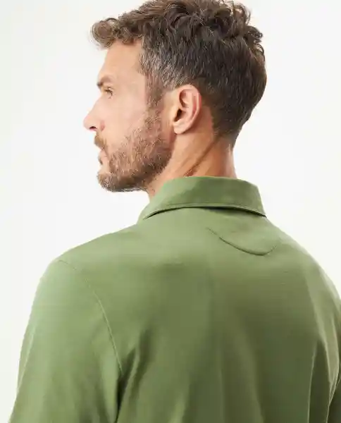 Camiseta Long Sleeve Polo Verde Loden Oscuro T L Chevignon