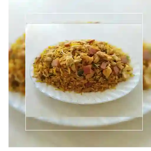 Chino pollo con camarón medio