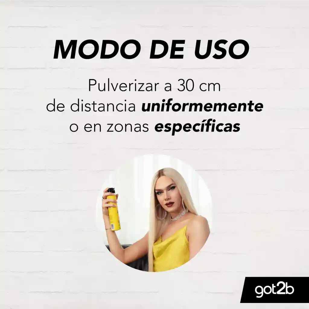 Laca para el cabello Glued Got2b 