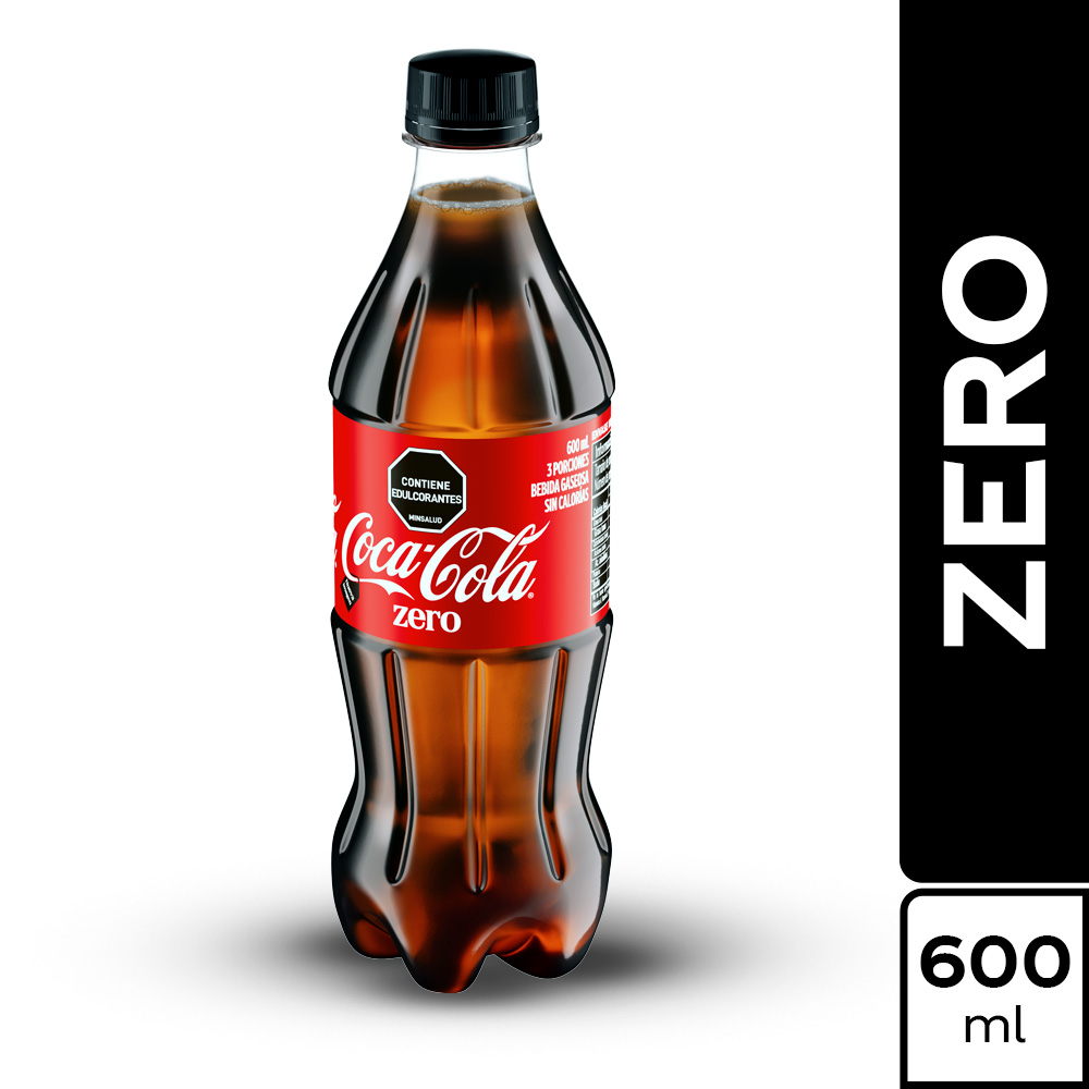 Coca-Cola Gaseosa Zero 600 mL