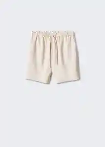 Short Bosco-h Crudo Talla L Mujer Mango