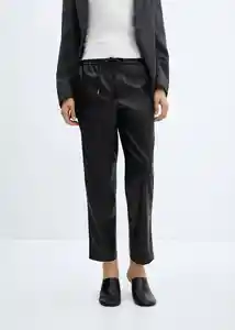 Pantalón Apple Negro Talla XL Mujer Mango