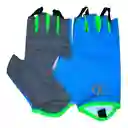 K6 Guantes Para Gimnasio de Cuero Gym Fitness Azul Talla S