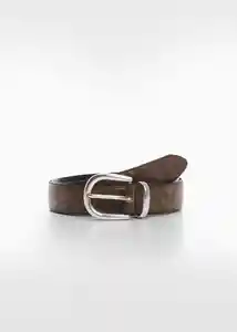 Cinturón Maru Marrón Talla S Mujer Mango