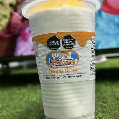 Vaso de Helado Chips de Colores 16oz