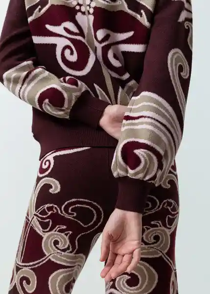 Camisa Tejido Mujer Morado Sombrío Ultra Oscuro Talla S 582G050 Naf Naf