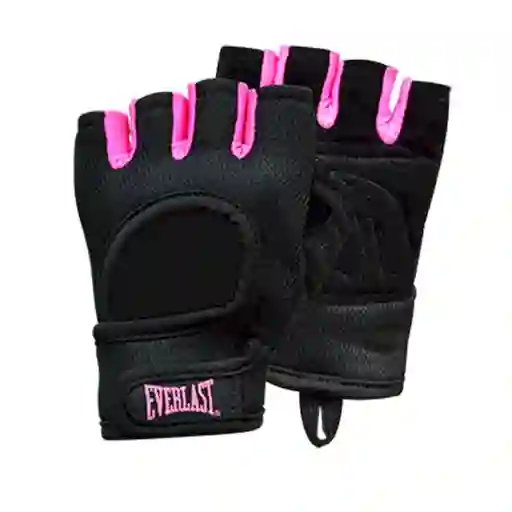 Everlast Guante de Pesas Velvet Negro/Rosado Talla S